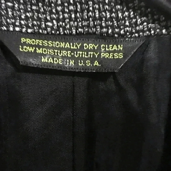 41R William Frioravanti  New York Gray double breasted Tweed COAT​ - Picture 11 of 12